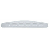 Mud Flap Plates/Weights Bottom 24" x 4 Louvered Chrome Stud Mount UP#10410 Pair