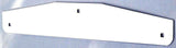 Mud Flap Plate/Weight Rear Bottom 24" X 4" Chrome Plated Bolt-On #10416 Set of 2
