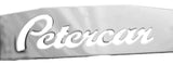 Rear Bottom Mud Flap Plate PETERCAR 24" X 4" Chrome Stud Mount UP#10434 Pair