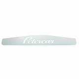 Rear Bottom Mud Flap Plate PETERCAR 24" X 4" Chrome Stud Mount #10434 Each