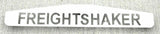 UP Mud Flap Plate/Weight Bottom 24"X4" FREIGHTSHAKER Chrome Stud Mnt #10436 Pair