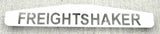 UP Mud Flap Plate/Weight Bottom 24"X4" FREIGHTSHAKER Chrome Stud Mnt #10436 Pair
