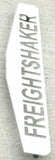 UP Mud Flap Plate/Weight Bottom 24"X4" FREIGHTSHAKER Chrome Stud Mnt #10436 Pair
