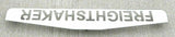 UP Mud Flap Plate/Weight Bottom 24"X4" FREIGHTSHAKER Chrome Stud Mnt #10436 Pair
