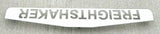 UP Mud Flap Plate/Weight Bottom 24"X4" FREIGHTSHAKER Chrome Stud Mnt #10436 Pair