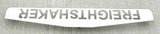 UP Mud Flap Plate/Weight Bottom 24"X4" FREIGHTSHAKER Chrome Stud Mnt #10436 Pair