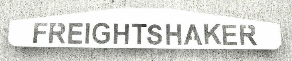 UP Mud Flap Plate/Weight Bottom 24"X4" FREIGHTSHAKER Chrome Stud Mnt #10436 Each