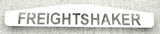 UP Mud Flap Plate/Weight Bottom 24"X4" FREIGHTSHAKER Chrome Stud Mnt #10436 Each