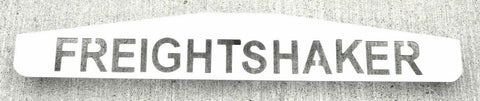 UP Mud Flap Plate/Weight Bottom 24"X4" FREIGHTSHAKER Chrome Stud Mnt #10436 Each