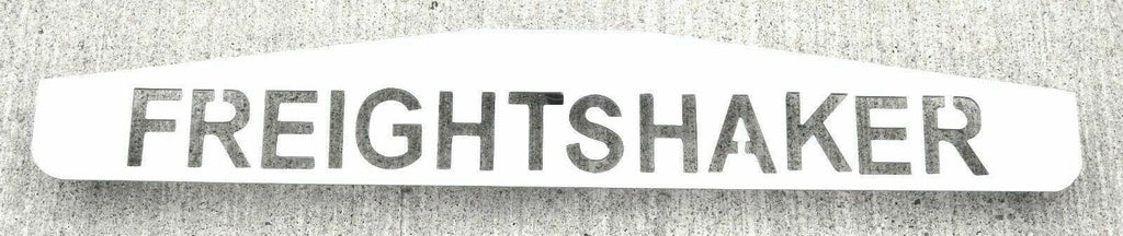 UP Mud Flap Plate/Weight Bottom 24"X4" FREIGHTSHAKER Chrome Stud Mnt #10436 Each
