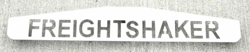 UP Mud Flap Plate/Weight Bottom 24"X4" FREIGHTSHAKER Chrome Stud Mnt #10436 Each