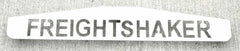 UP Mud Flap Plate/Weight Bottom 24"X4" FREIGHTSHAKER Chrome Stud Mnt #10436 Each