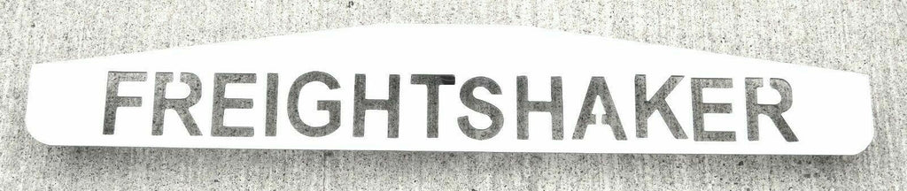UP Mud Flap Plate/Weight Bottom 24"X4" FREIGHTSHAKER Chrome Stud Mnt #10436 Each