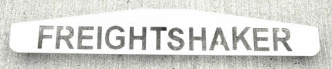 UP Mud Flap Plate/Weight Bottom 24"X4" FREIGHTSHAKER Chrome Stud Mnt #10436 Each