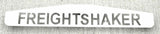 UP Mud Flap Plate/Weight Bottom 24"X4" FREIGHTSHAKER Chrome Stud Mnt #10436 Each
