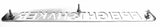 UP Mud Flap Plate/Weight Bottom 24"X4" FREIGHTSHAKER Chrome Stud Mnt #10436 Each