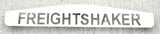 UP Mud Flap Plate/Weight Bottom 24"X4" FREIGHTSHAKER Chrome Stud Mnt #10436 Each