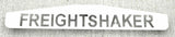 UP Mud Flap Plate/Weight Bottom 24"X4" FREIGHTSHAKER Chrome Stud Mnt #10436 Each