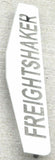 UP Mud Flap Plate/Weight Bottom 24"X4" FREIGHTSHAKER Chrome Stud Mnt #10436 Each