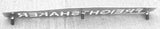 UP Mud Flap Plate/Weight Bottom 24"X4" FREIGHTSHAKER Chrome Stud Mnt #10436 Each