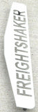 UP Mud Flap Plate/Weight Bottom 24"X4" FREIGHTSHAKER Chrome Stud Mnt #10436 Each
