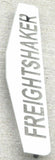UP Mud Flap Plate/Weight Bottom 24"X4" FREIGHTSHAKER Chrome Stud Mnt #10436 Each