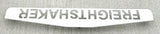 UP Mud Flap Plate/Weight Bottom 24"X4" FREIGHTSHAKER Chrome Stud Mnt #10436 Each