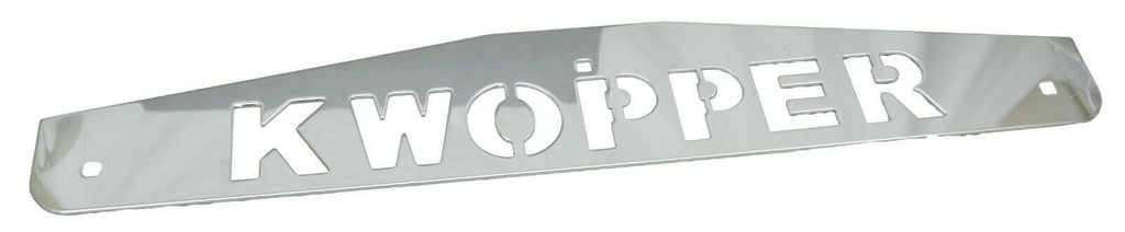 Mud Flap Plate/Weight 24" X4" for Kenworth KWOPPER Bolt-On Chrome UP#10439 Pair