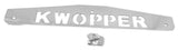 Mud Flap Plate/Weight 24" X4" for Kenworth KWOPPER Bolt-On Chrome UP#10439 Pair