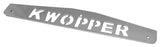 Mud Flap Plate/Weight 24" X4" for Kenworth KWOPPER Bolt-On Chrome UP#10439 Pair