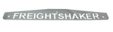 Rear Mudflap Plate FREIGHTSHAKER Bolt-on 24x4 Chrome UP#10440 Pair