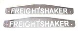 Rear Mudflap Plate FREIGHTSHAKER Bolt-on 24x4 Chrome UP#10440 Pair