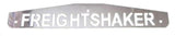 Rear Mudflap Plate FREIGHTSHAKER Bolt-on 24x4 Chrome UP#10440 Each