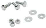 Rear Mudflap Plate FREIGHTSHAKER Bolt-on 24x4 Chrome UP#10440 Each