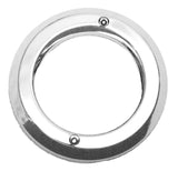 UP Light Bezel/Trim for 2" Round Light Plain Chrome Plastic 2 Screw #10458 Pair