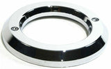 UP Light Bezel/Trim for 2" Round Light Plain Chrome Plastic 2 Screw #10458 Pair