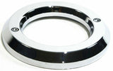 UP Light Bezel/Trim for 2" Round Light Plain Chrome Plastic 2 Screw #10458 Pair