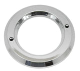 UP Light Bezel/Trim for 2" Round Light Plain Chrome Plastic 2 Screw #10458 Pair