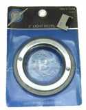 UP Light Bezel/Trim for 2 1/2" Round Light Plain Plastic 2 Screw #10459 Each
