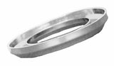 UP Light Bezel/Trim for 2 1/2" Round Light Plain Plastic 2 Screw #10459 Each