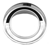 Round Light Bezel W/visor for 2" Grommet Chrome Plastic 2 Hole UP#10481B Each