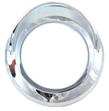 Light Bezel for 4" Round Light w/ Visor Chrome Plastic 5 3/4" OD. UP#10483 Pair