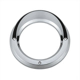 Light Bezel for 4" Round Light w/ Visor Chrome Plastic 5 3/4" OD. UP#10483 Each