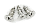 Light Grommet Bezel for 4” Round Light Plain Chrome Plastic, 3 Hole UP#10484 Ea.