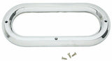 Light Grommet Bezel Cover for 6.5" Light Plain Plastic 3 Screw #10490 Each