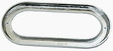 Light Bezel/Trim for 6.5" Oval Light Plain Chrome Plastic 3 Screw UP#10490 Each