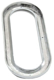 Light Bezel/Trim for 6.5" Oval Light Plain Chrome Plastic 3 Screw UP#10490 Each