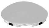 GG Front Hub Cap 5 Even Notches Dome Stainless Steel 7/16" Lip #10508 Each
