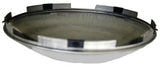 GG Front Hub Cap 5 Even Notches Dome Stainless Steel 7/16" Lip #10508 Each