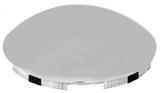 GG Front Hub Cap 5 Even Notches Dome Stainless Steel 7/16" Lip #10508 Each